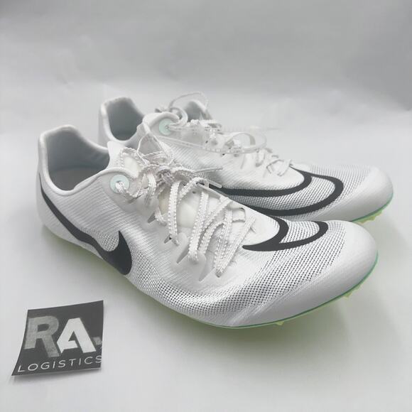 sz 10.5 Nike Zoom Ja Fly 4 Spikes White Black Bright Spruce Men\'s DR2741-102 main image 5